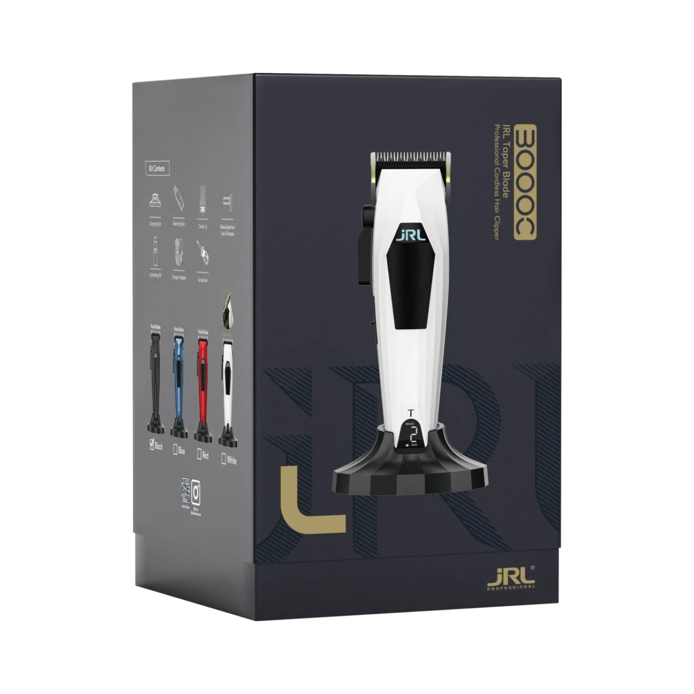 3000C HAIR CLIPPER WITH TAPER BLADE, WHITE-МАШИНКА ДЛЯ СТРИЖКИ ВОЛОС, ЦВЕТ БЕЛЫЙ