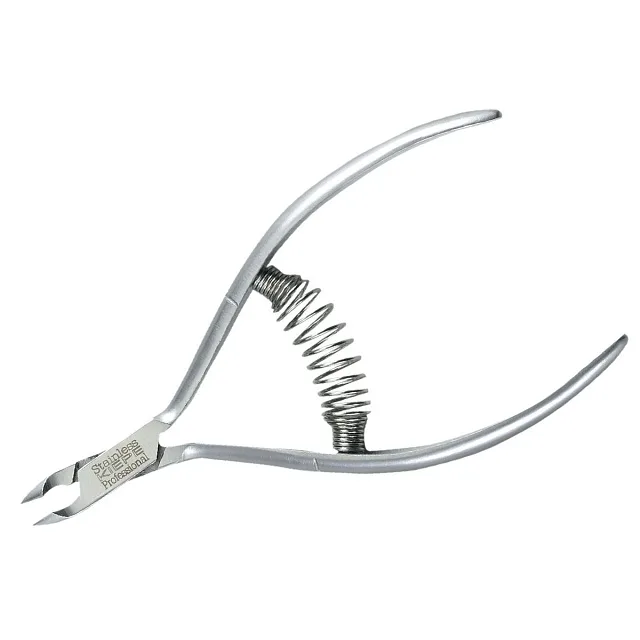 ЩИПЦЫ МАНИКЮРНЫЕ - CUTICLE NIPPER - STAINLESS BOX JOINT 5mm - WIRE SPRIN