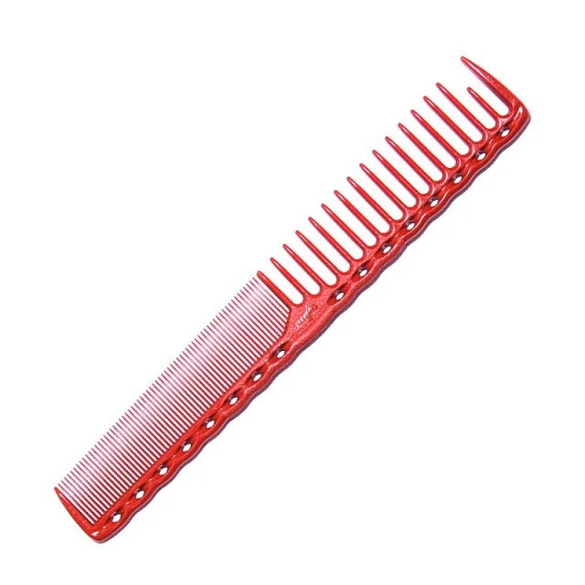 CUTTING COMB RED РАСЧЕСКА ДЛЯ СТРИЖКИ, КОМБИНИРОВАННАЯ ПЛАСТИКОВАЯ С ПРИМЕСЬЮ КАРБОНА, ДЛИНА 185ММ