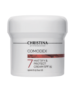 CHRISTINA Comodex Mattify & Protect Cream SPF 15 - матирующий защитный крем SPF 15 (шаг 7), 150 мл.