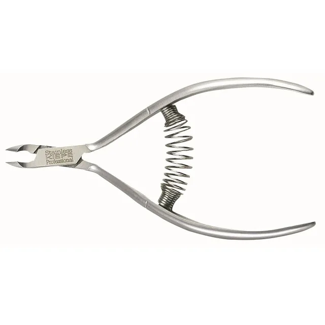 ЩИПЦЫ МАНИКЮРНЫЕ - CUTICLE NIPPER - STAINLESS BOX JOINT 7mm - WIRE SPRIN