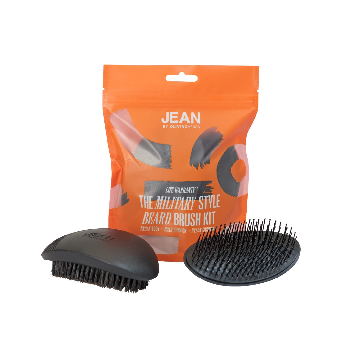 The Military Style Beard Brush Kit -Щетка для бороды с 2-мя сменными насадками - The Military Style 