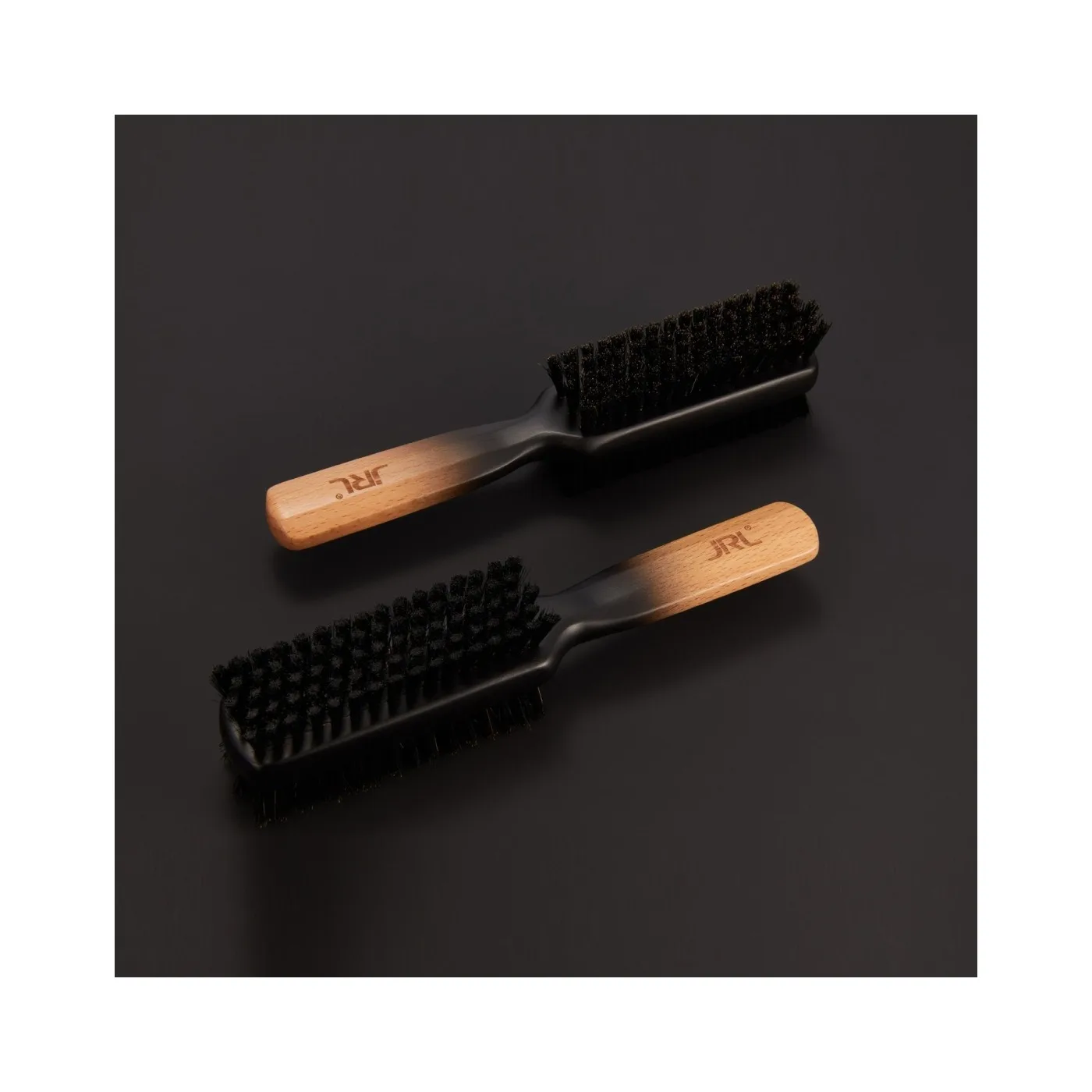 PREMIUM DOUBLE-SIDED HAIR &amp; BEARD BRUSH, BLACK- ДВУСТОРОНИИЙ БРАШИНГ  ДЛЯ ВОЛОС И БОРОДЫ
