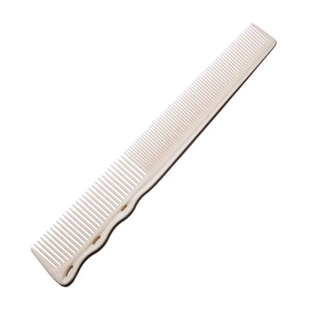 REGULAR TYPE BARBER COMB WHITE Расческа для проработки височных зон, карбоновая, длина 167мм, белая.