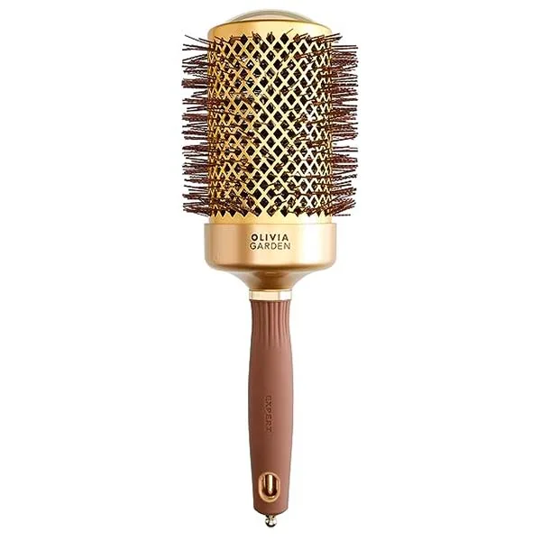 EXPERT BLOWOUT SHINE Wavy Bristles Gold&Brown 65-ТЕРМОБРАШИНГ  EXPERT BLOWOUT SHINE WAVY BRISTLES GO