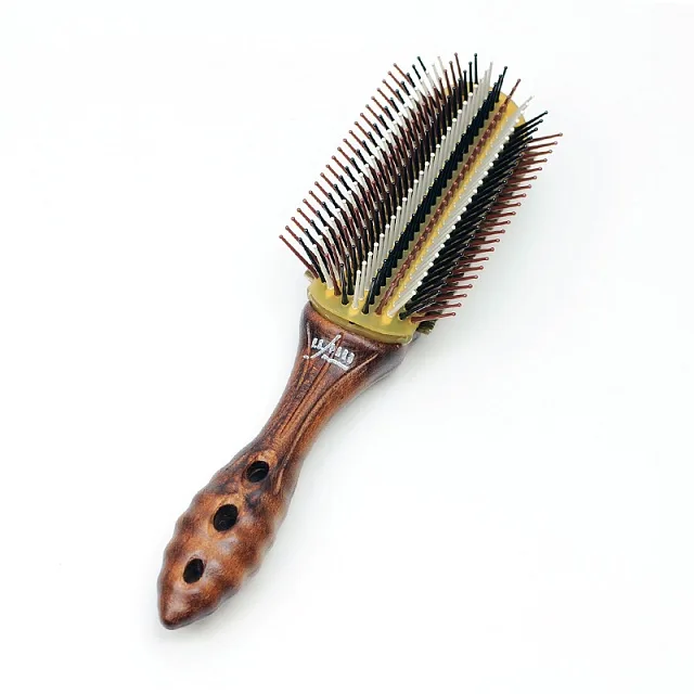 WOOD DRAGON AIR STYLER 11 ROWS - Расческа-брашинг "Wood Dragon Air Lighter Hair Brush", нейлоновая щ