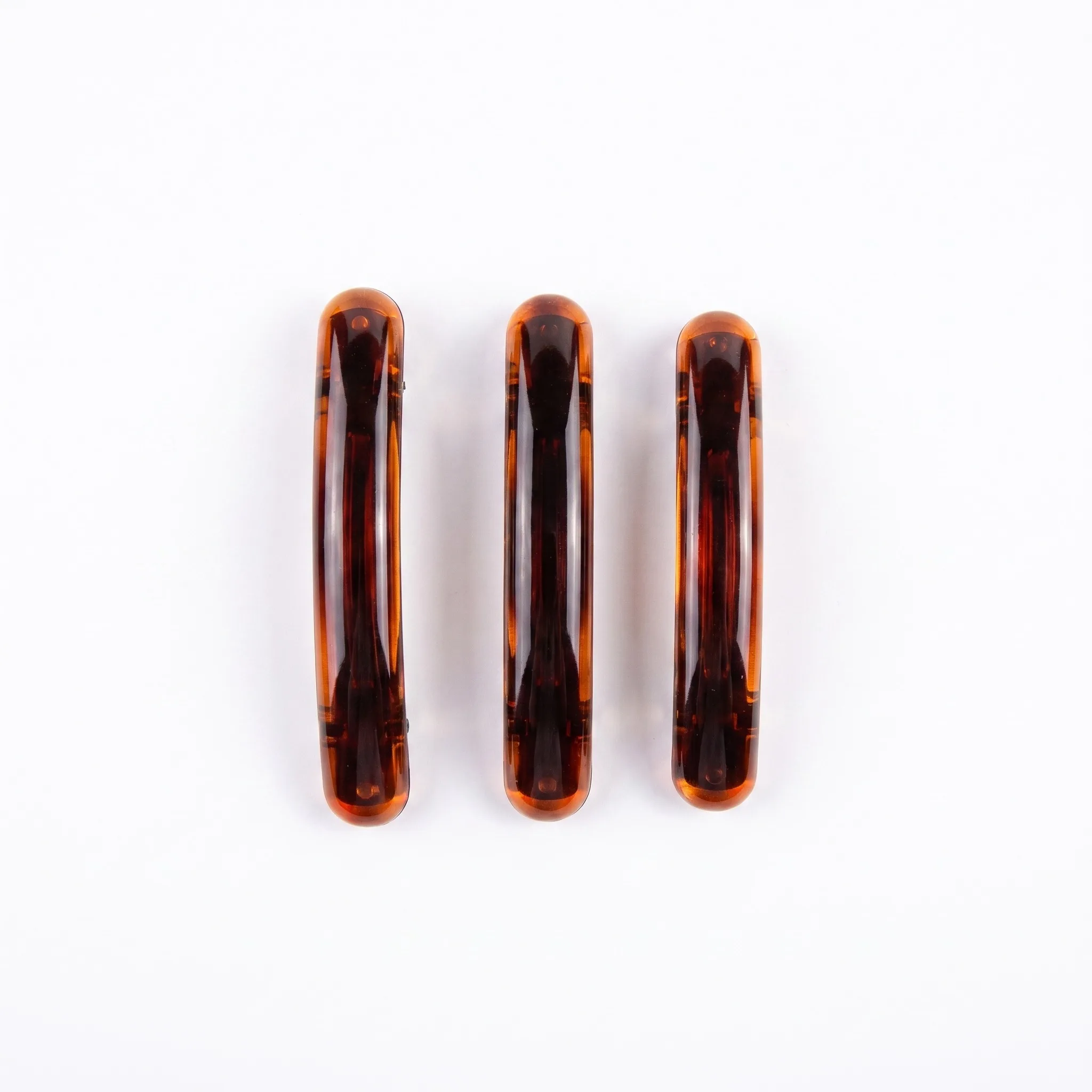 FRENCH BARRET, 3 PCS.,8,5 X 1,3 CM, BROWN - Заколка для волос