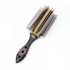 WOOD DRAGON AIR STYLER 11 ROWS - Расческа-брашинг "Wood Dragon Air Lighter Hair Brush", нейлоновая щ