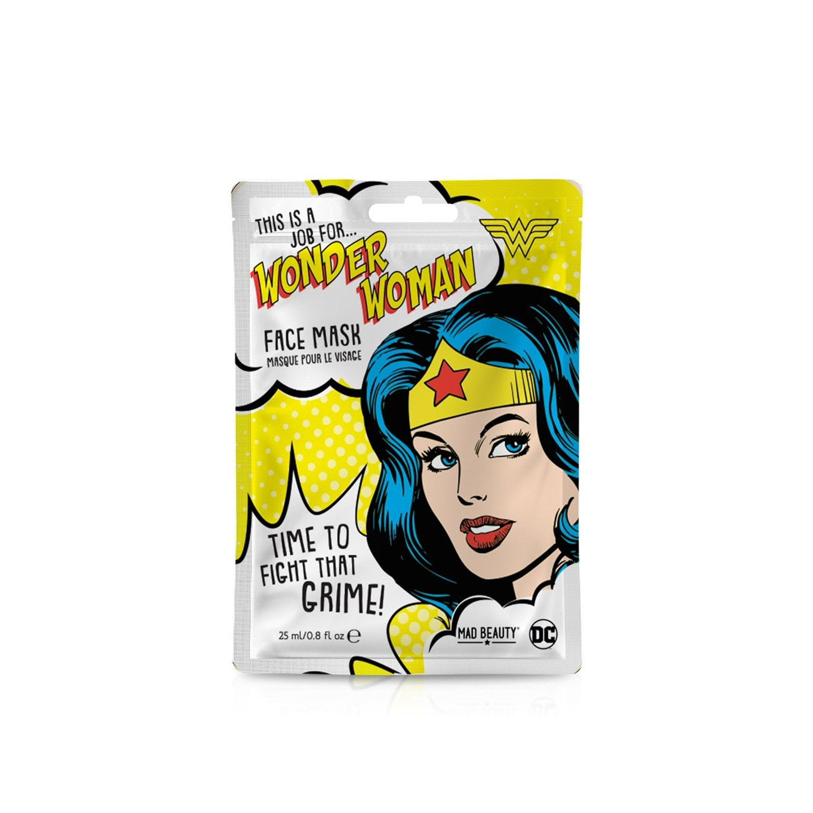 DC WONDER WOMAN FACE MASK - ТКАНЕВЫЕ КОСМЕТИЧЕСКИЕ МАСКИ ДЛЯ ЛИЦА