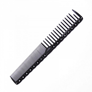 CUTTING COMB CARBON BLACK -РАСЧЕСКА ДЛЯ СТРИЖКИ, КОМБИНИРОВАННАЯ, ПЛАСТИКОВАЯ, ЦВЕТ ЧЁРНЫЙ