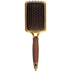 Olivia Garden Nanothermic C + I Styler Paddle Large - массажная щетка коричневая, 27 см.