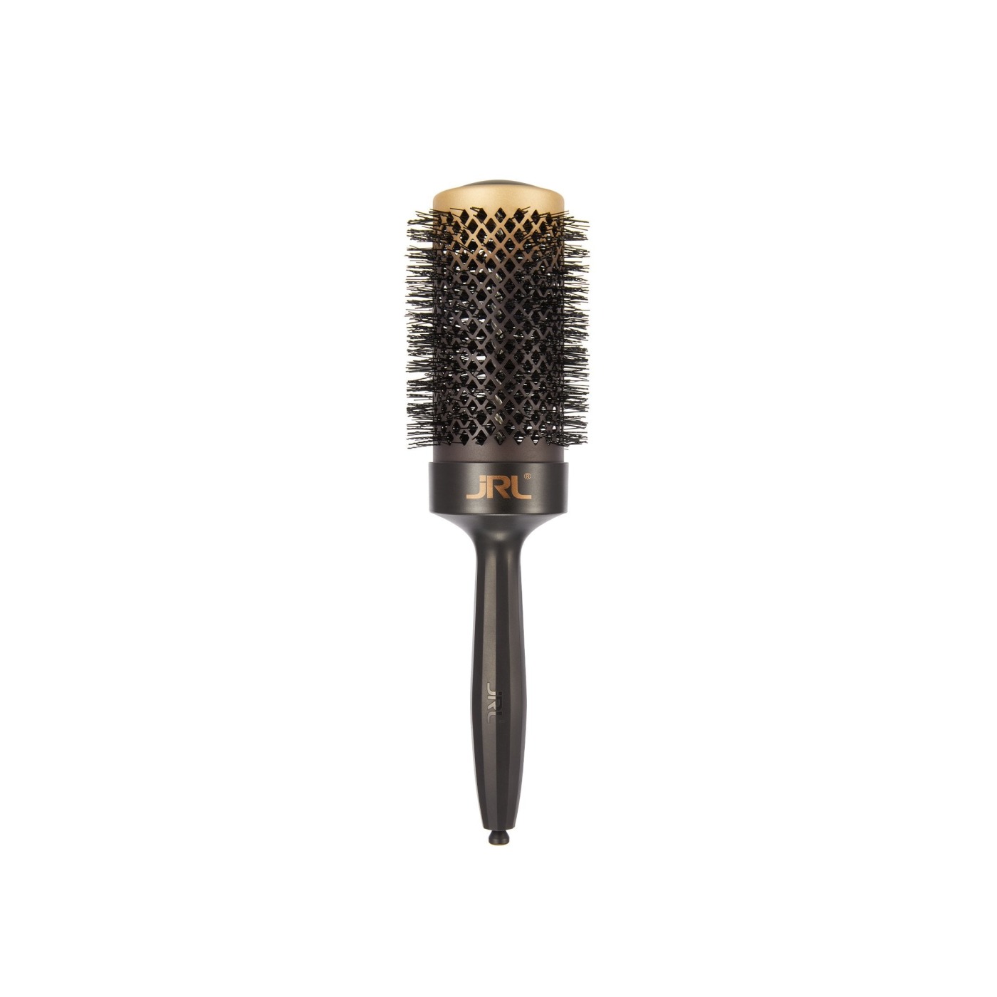 MIXED BRISTLE BRUSHEXTRA LONG φ53MM, BLACK" (GIFT)-БРАШИНГ СО СМЕШАННОЙ ЩЕТИНОЙ, УДЛИНЕННААЯ ФОРМА, 