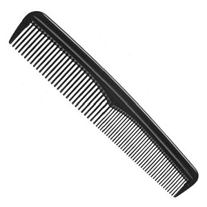 CUTTING COMB BLACK 13 CM - РАСЧЕСКА ПАРИКМАХЕРСКАЯ