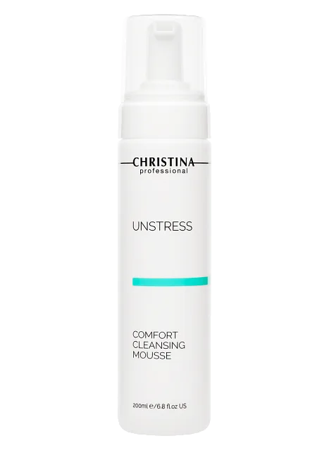 UNSTRESS COMFORT CLEANSING MOUSSE-ОЧИЩАЩИЙ МУСС ДЛЯ ЛИЦА, ЛИНИЯ UNSTRESS
