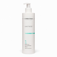 МОЛОКО ДЛЯ ЛИЦА UNSTRESS 1 STEP GENTLE CLEANSING MILK С ЭКСТРАКТОМ ОГУРЦА 300 МЛ