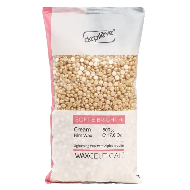 DEPILEVE WAXCEUTICAL SOFT&BRIGHT FILM WAX 500G-Осветляющий мягкий воск 500 ГР.