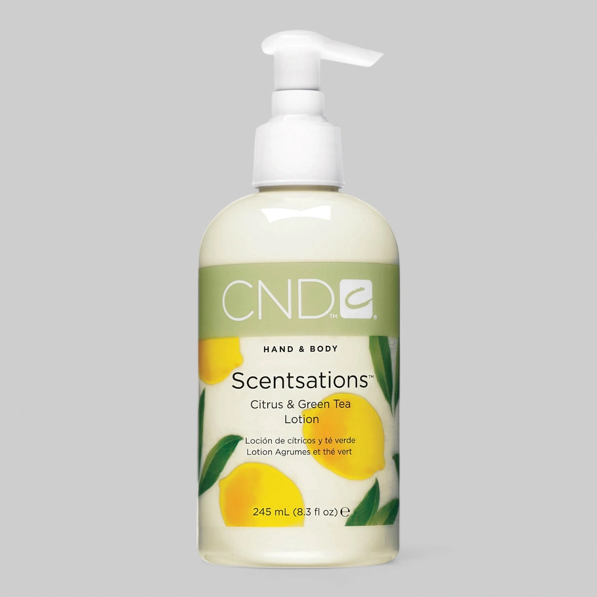 "SCENTSATION LOTION" - Лосьон увлажняющий для рук и тела, с запахом лимона и зеленого чая, 245мл.