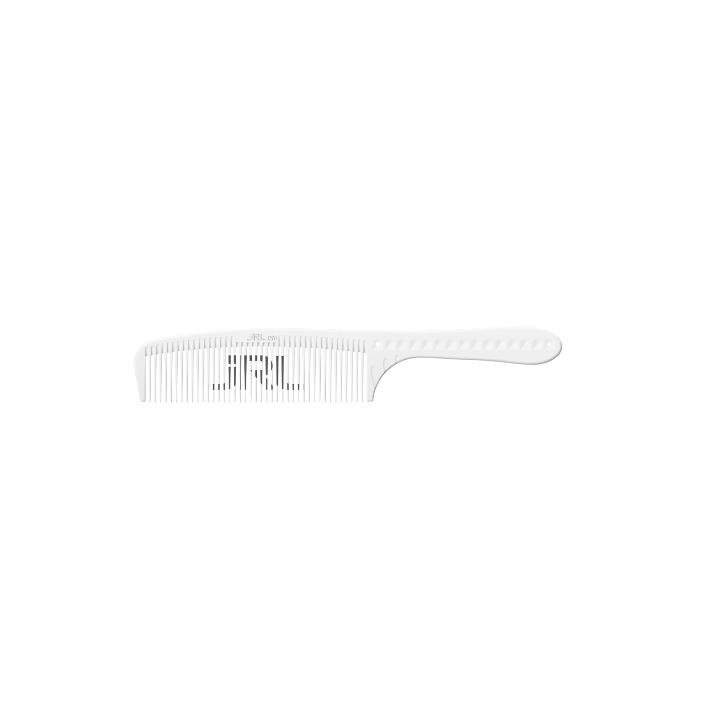 JRL BARBERING COMB 7.6", WHITE - JRL РАСЧЕСКА ДЛЯ БАРБЕРА, 7.6", ЦВЕТ БЕЛЫЙ
