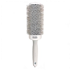 Olivia Garden Expert Blowout Speed Wavy Bristles White & Grey - термобрашинг для волос, 55 мм.