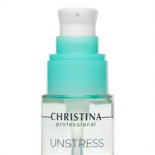 CHRISTINA Unstress Eye & Neck Concentrate - сыворотка для глаз и шеи увлажняющая, 30 мл.