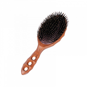 TORTOIES STYLER SOFT CUSHION/100% BOAR BRISTLE - Массажная щётка для волос "Tortoise", натуральная щ