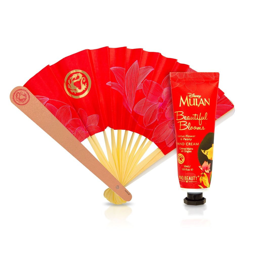 MULAN HAND CARE/ FAN FILE SET - Набор для рук Mulan (крем для рук, пилочка для ногтей)