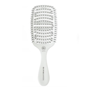 Olivia Garden Essential Care Flex Fine Hair Bristles Ice White - массажная щетка для тонких волос, 20 см.