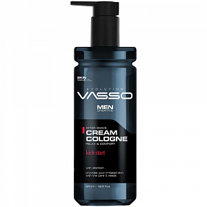 КРЕМ ПАРФЮМИРОВАННЫЙ ПОСЛЕ БРИТЬЯ - VASSO AFTER SHAVE CREAM COLOGNE ( KICK START )