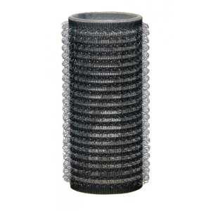 BUR-CURLER, APPROX. 25 MM Ø, TRAFFIC GREY, 4 PCS. - БИГУДИ НА ЛИПУЧКАХ, ДИАМЕТР 25 ММ, СЕРОГО ЦВЕТА