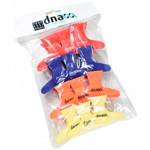 ЗАЖИМЫ ДЛЯ ВОЛОС - * BAG 12 pcs PP CLIPS RED/YELLOW/ORANGE/BLUE