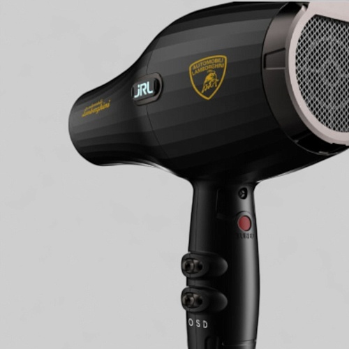 FORTE PRO LITE HAIR DRYER, BLACK-ФЕН ДЛЯ ВОЛОС "JRL FORTE PRO LITE" , ЦВЕТ ЧЕРНЫЙ, 2400W, с улучшенным DC мотором, с логотипом LAMBORGHINI, с функцией ионизации, LED индикатор, 2 режима температуры и скорости)