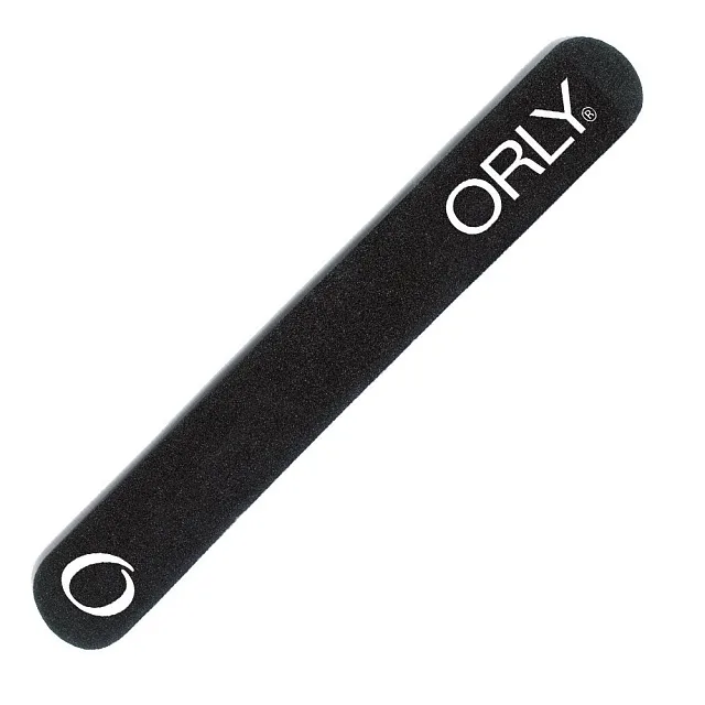 Пилочка ORLY "Black Boards"-  для ногтей на деревянной основе черная, абразивность 180грит