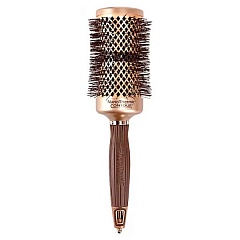 Olivia Garden Nanothermic C+ I Contour Thermal 52 - термобрашинг для волос коричневый, 52 мм.