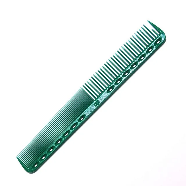 SUPER CUTTING COMB GREEN - РАСЧЕСКА ДЛЯ СТРИЖКИ, КОМБИНИРОВ, ПЛАСТИКОВ., ЦВЕТ ЗЕЛЁНЫЙ