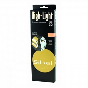 HI LITE FOAM GOLD LM 200 PCS  - Полоски готовые для мелирования из ПВХ