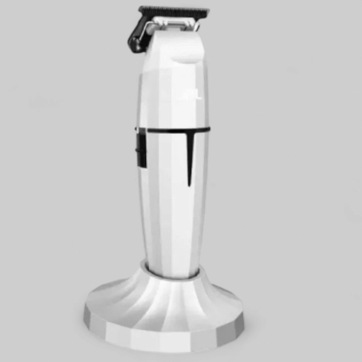 ONYX PROFESSIONAL CORDLESS HAIR TRIMMER WHITE-МАШИНКА ДЛЯ СТРИЖКИ ВОЛОС "JRL ONYX CORDLESS WHITE"/ОКАНТОВОЧНАЯ, ЦВЕТ-БЕЛЫЙ /роторный мотор, 8200 об/мин), T-образный ножевой блок "ONYX EZ-GAP M" 40мм, 5 насадок: 1,5 мм-10мм, 3.5ч работ