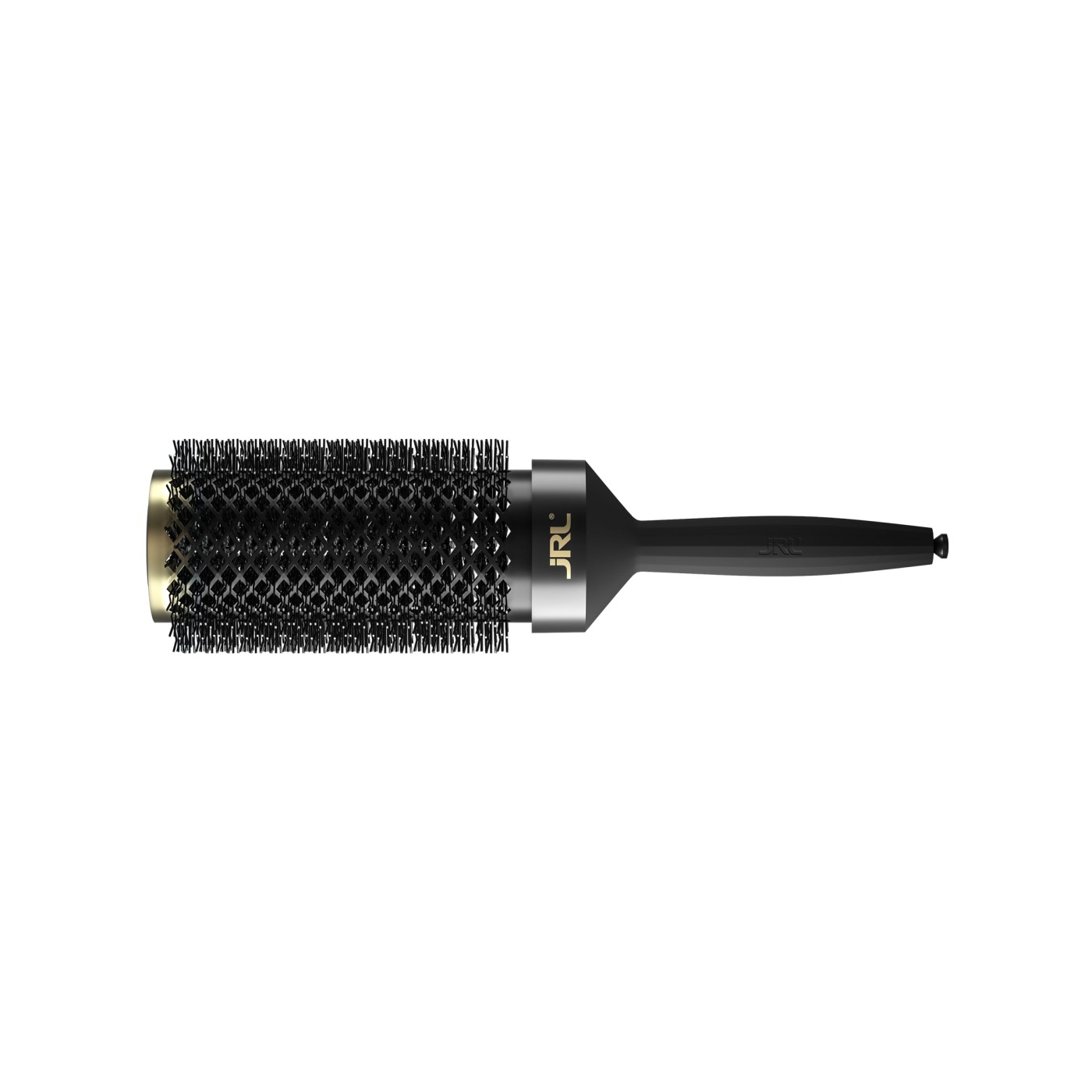 MIXED BRISTLE BRUSH EXTRA LONG φ  53 MM., BLACK-ПАРИКМАХЕРСКИЙ КОМБИНИРОВАННЫЙ БРАШИНГ