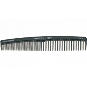 Olivia Garden Carbon+ Ion Comb Sc - 2 - расческа скошенная редкозубая, 20 см.