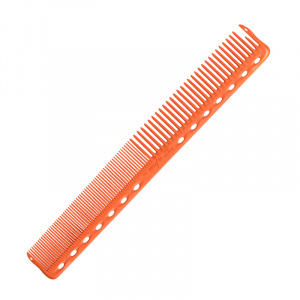 TAIL COMB (HARD TYPE) ORANGE- Расческа для стрижки, комб, c редкими зубьями, твердый пластик, д