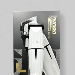 ONYX PROFESSIONAL CORDLESS HAIR CLIPPER WHITE-МАШИНКА ДЛЯ СТРИЖКИ ВОЛОС "JRL ONYX CORDLESS WHITE", ЦВЕТ БЕЛЫЙ/МАШИНКА  рабочая, роторный мотор, 2 скорости (6000 и 7500 об/мин), технология Reset IQ Charge, нож 45мм, высота среза 0-3,5мм, 10 насадок: 1