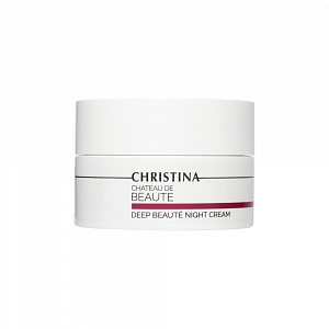CHATEAU DE BEAUTE DEEP BEAUTE NIGHT CREAM-ИНТЕНСИВНЫЙ ОБНОВЛЯЮЩИЙ НОЧНОЙ КРЕМ ДЛЯ ЛИЦА, ЛИНИЯ CHATEA
